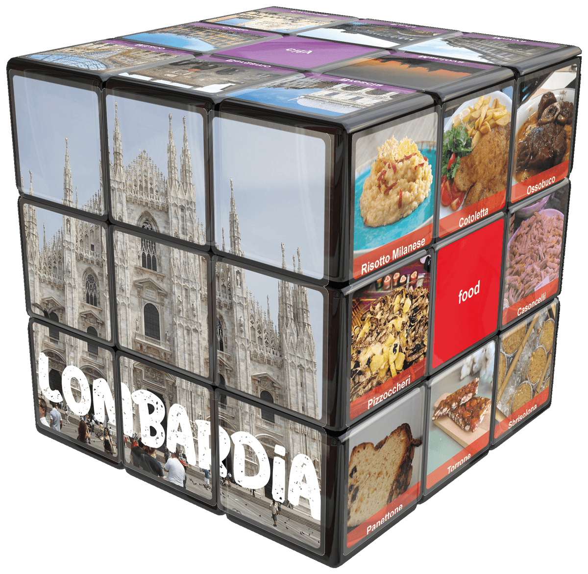 Souvenir Cube – Lombardia