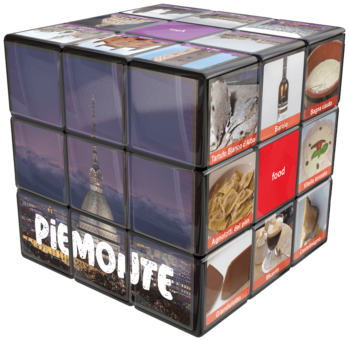 Souvenir Cube – Piemonte