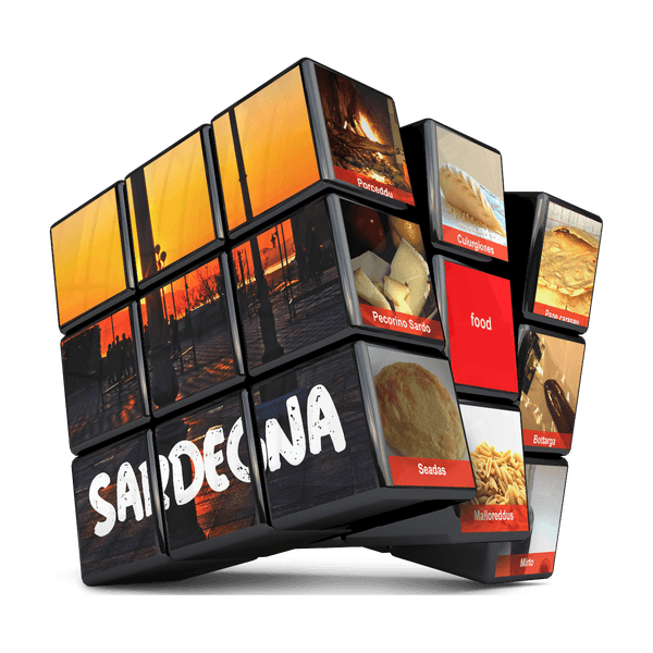 Souvenir Cube della regione Sardegna, souvenir da collezione