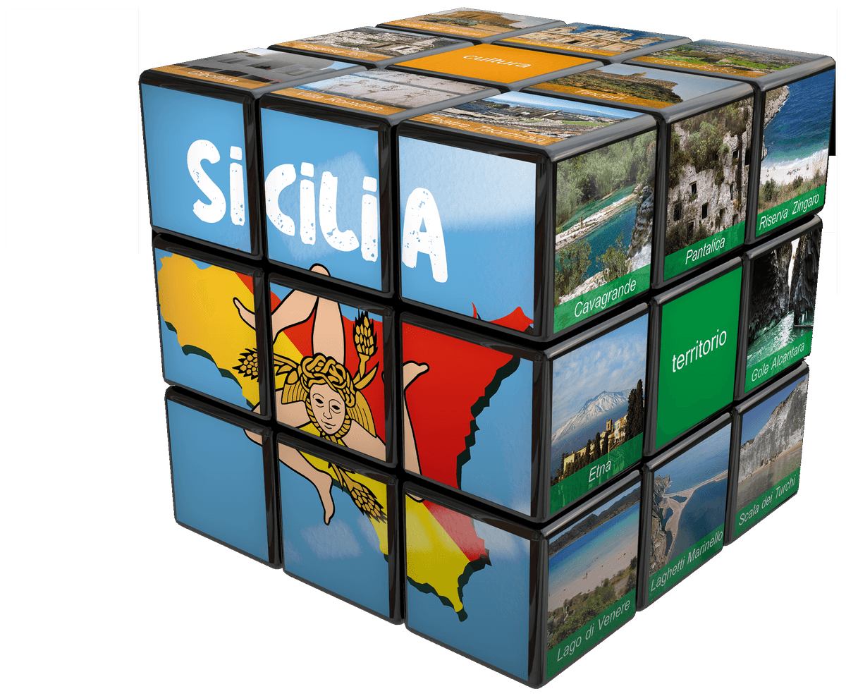 Souvenir Cube – Sicilia
