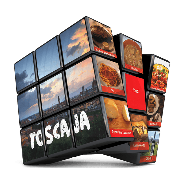Souvenir Cube della regione Toscana, souvenir da collezione